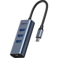 Baseus Type-C to 3xUSB3.0+RJ45 port HUB